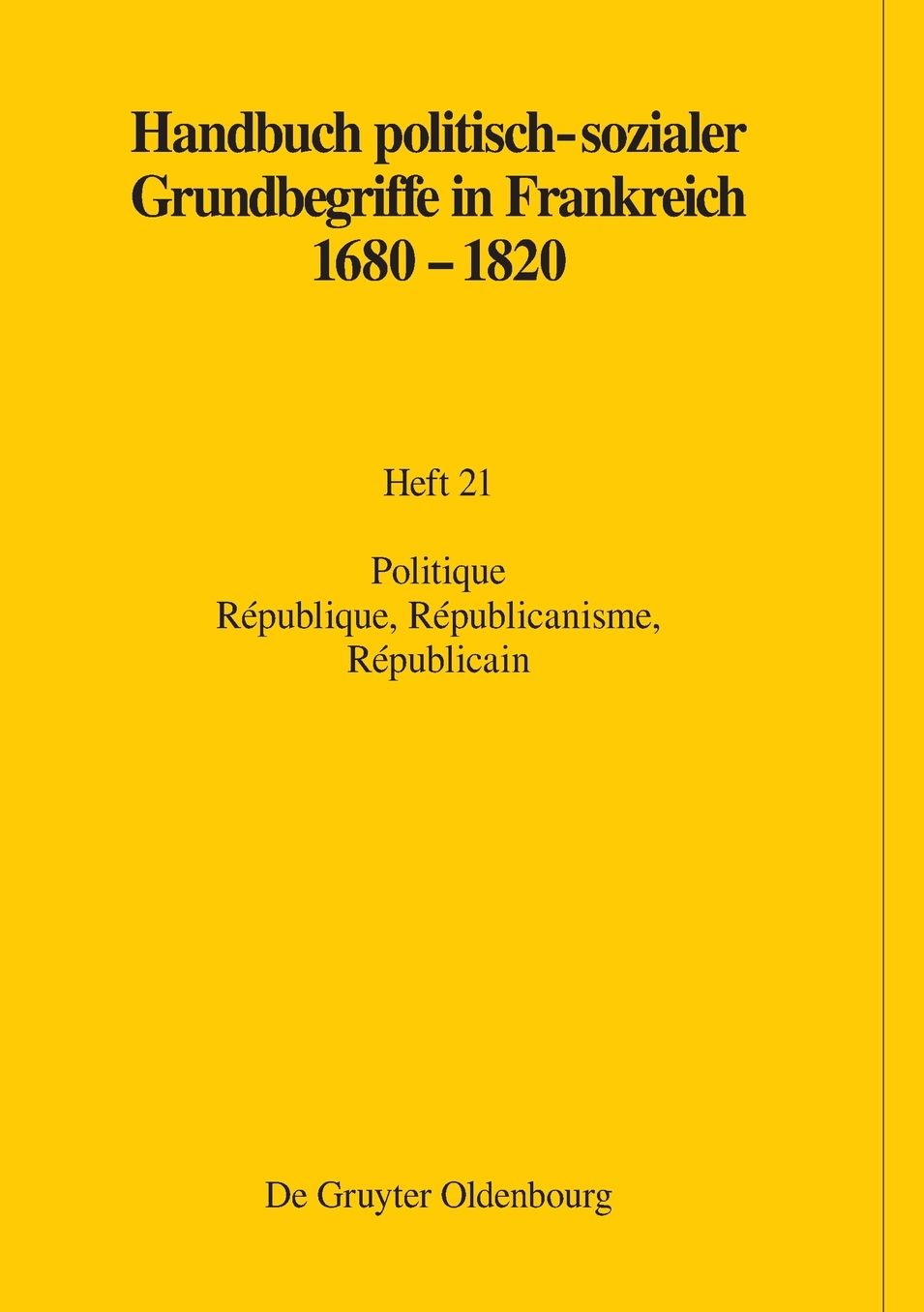 Politique. Republique, Republicanisme, Republicain