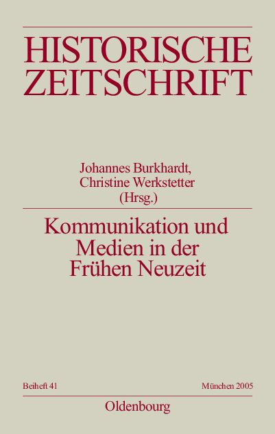 Kommunikation und Medien in der Fruhen Neuzeit