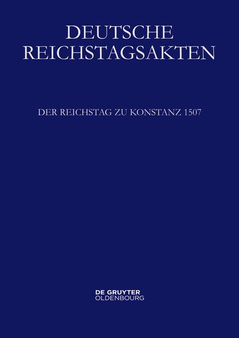 Der Reichstag zu Konstanz 1507
