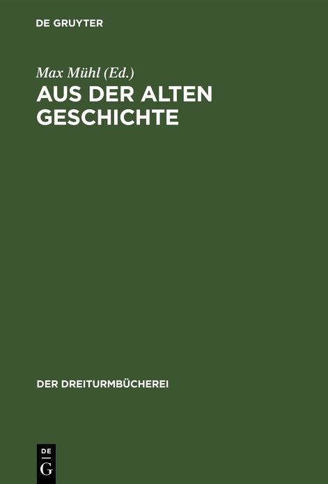 Aus der alten Geschichte