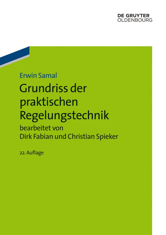 Grundriss der praktischen Regelungstechnik