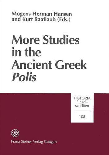 More Studies in the Ancient Greek "Polis"