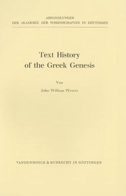 Text History of the Greek Genesis