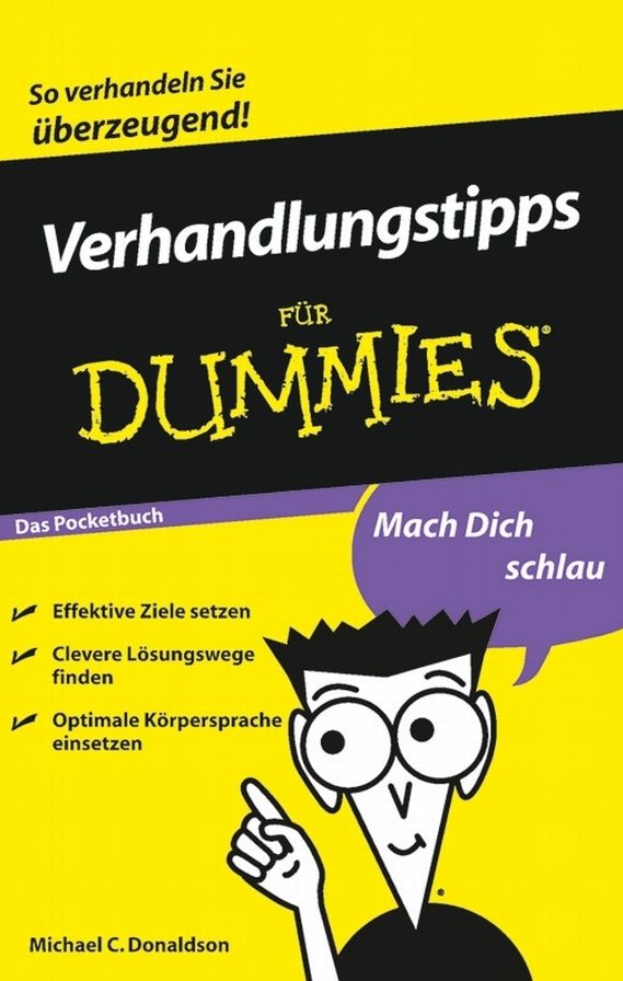 Verhandlungstipps für Dummies Das Pocketbuch