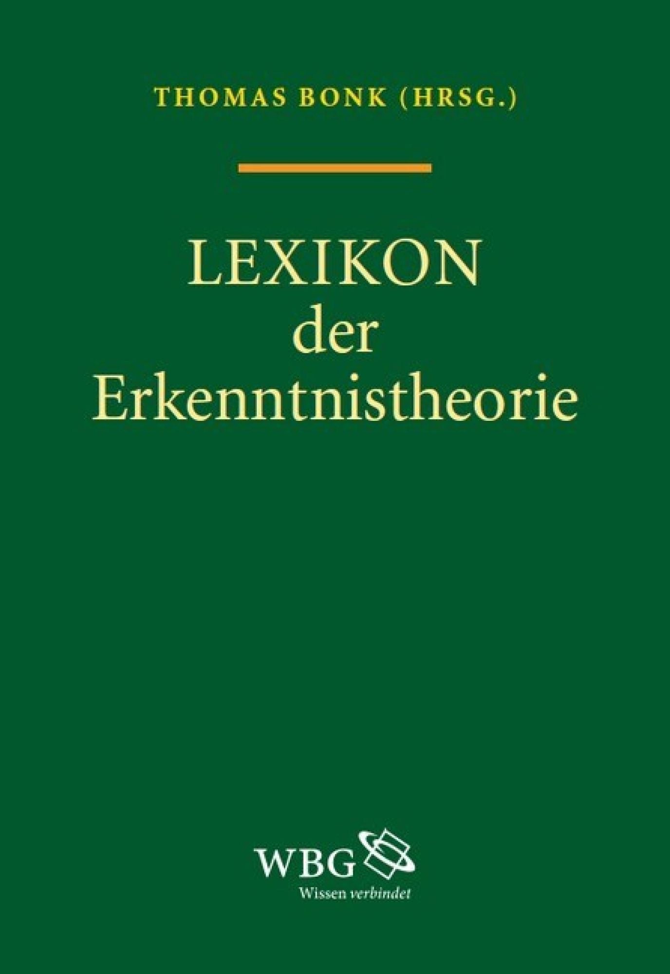 Lexikon der Erkenntnistheorie