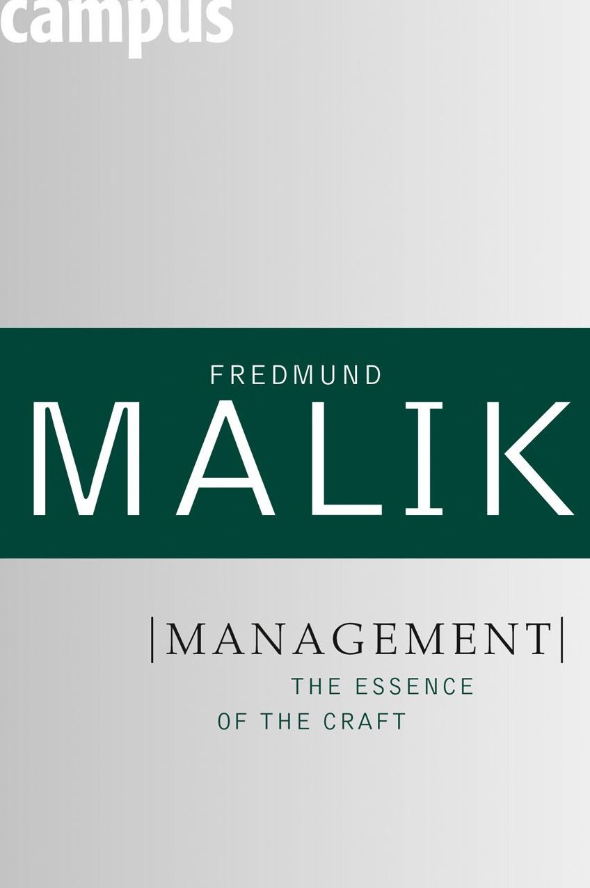 Management: The Essence of the Craft