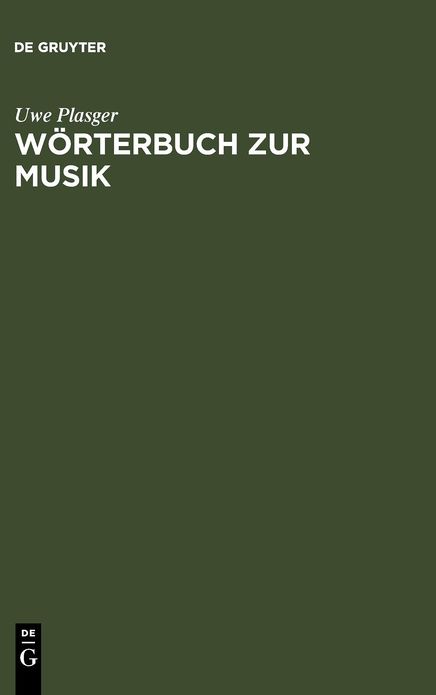 Worterbuch zur Musik / Dictionnaire de la terminologie musicale: deutsch-franzosisch, franzosisch-deutsch