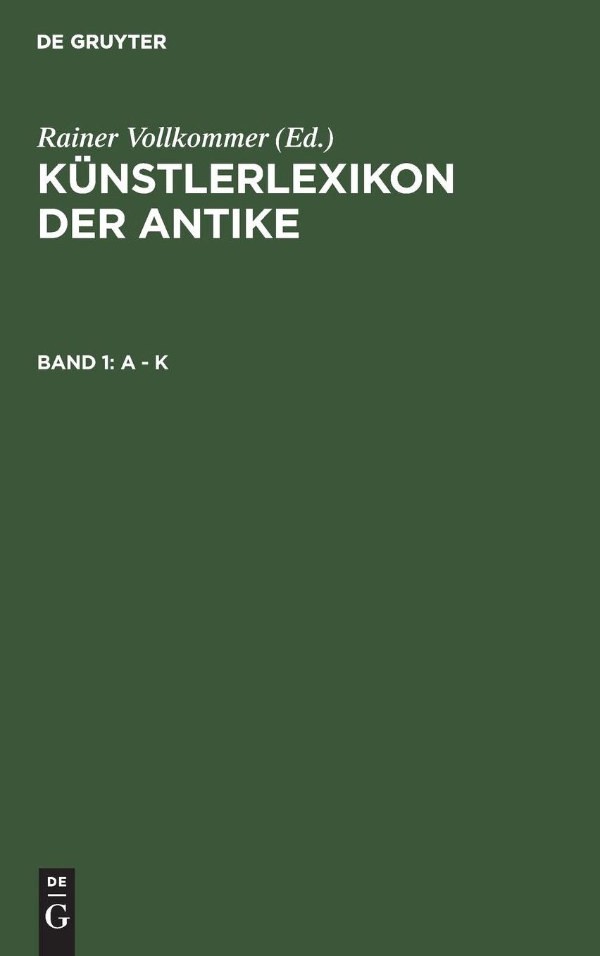 Dictionary of Artists of the Classical World