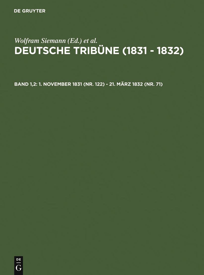 1. November 1831 (Nr. 122) - 21. Marz 1832 (Nr. 71)