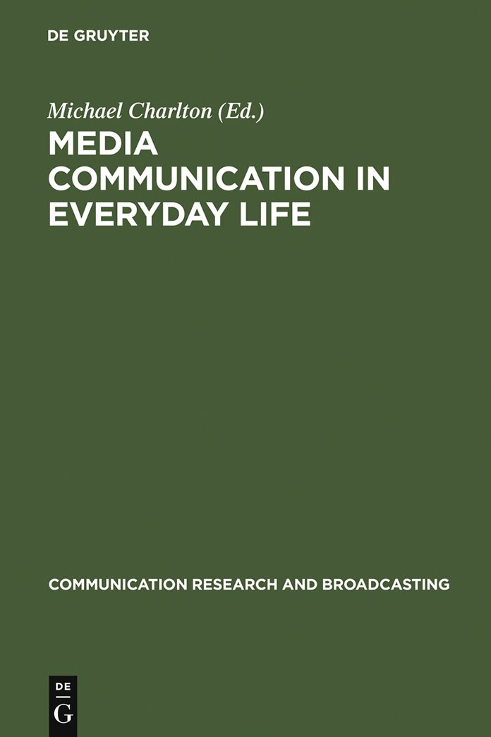 Media communication in everyday life: interpretative studies on children's and young people's media actions