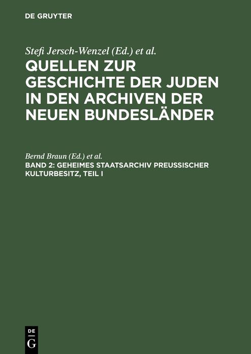 Geheimes Staatsarchiv Preußischer Kulturbesitz, Teil I: Ältere Zentralbehörden bis 1808/10 und Brandenburg-Preußisches Hausarchiv