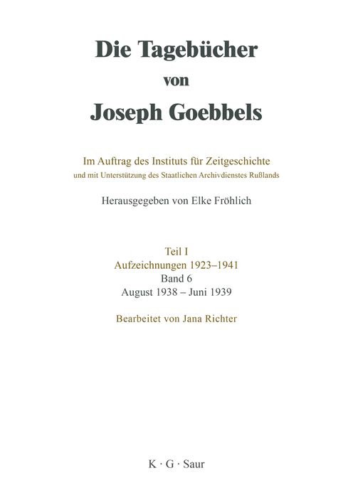 August 1938 - Juni 1939