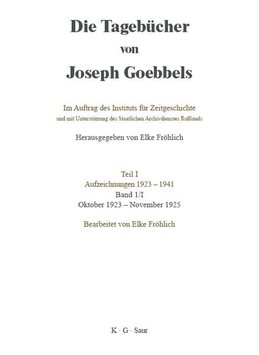 Oktober 1923 - November 1925