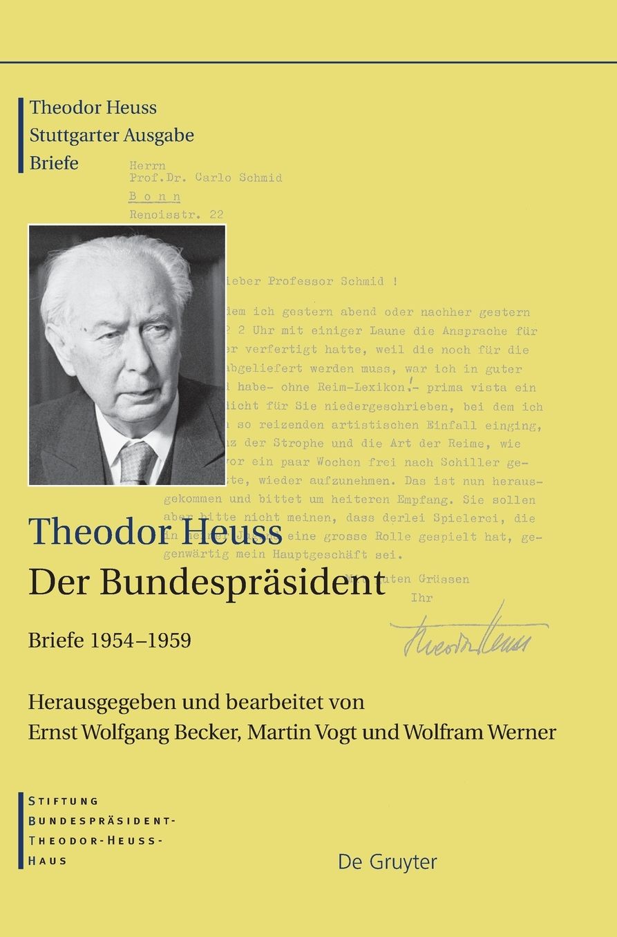 Der Bundesprasident: Briefe 1954-1959