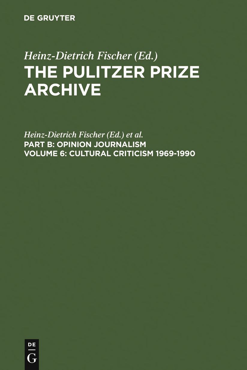 Cultural Criticism 1969-1990: From Architectural Damages to Press Imperfections
