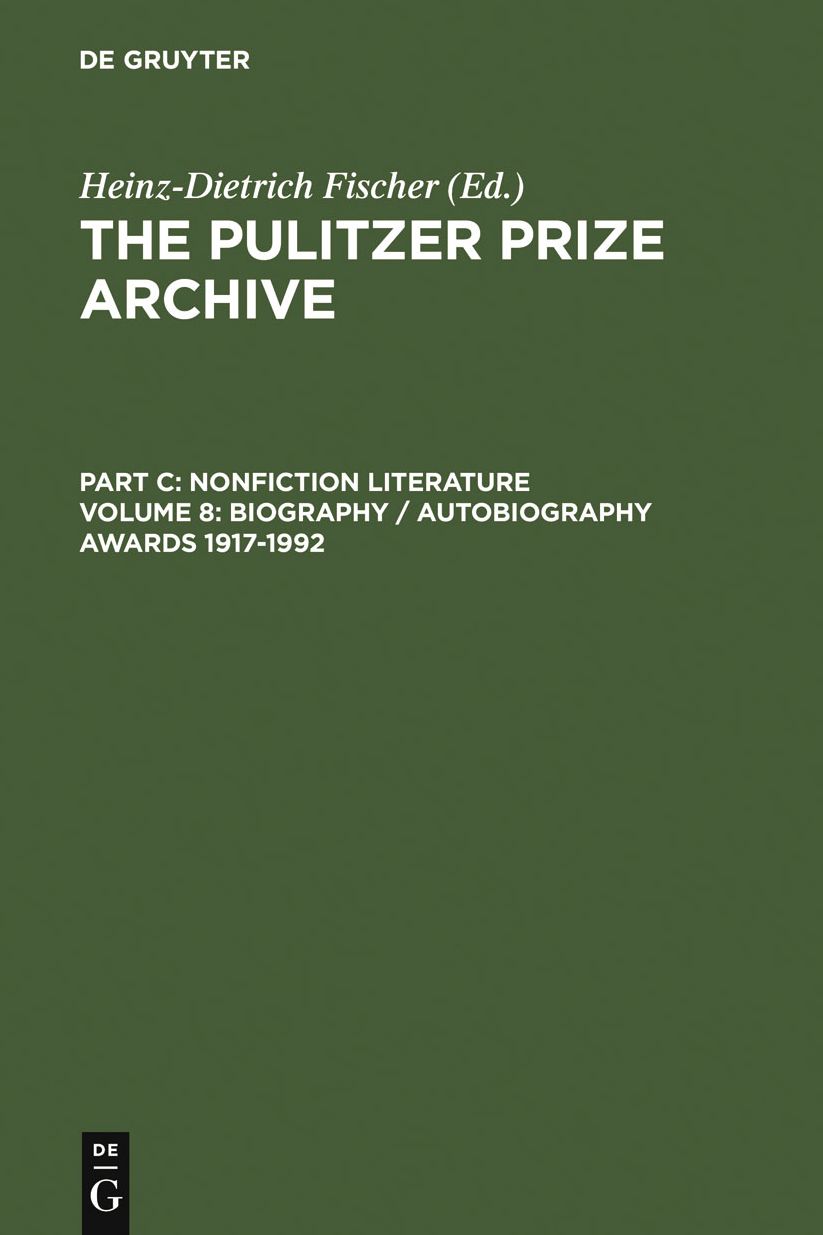 Biography / Autobiography Awards 1917-1992: From the lucky Discoverer of America to an unfortunate Vietnam Veteran
