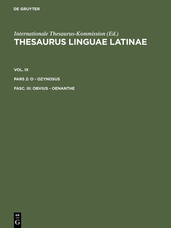 obvius - oenanthe