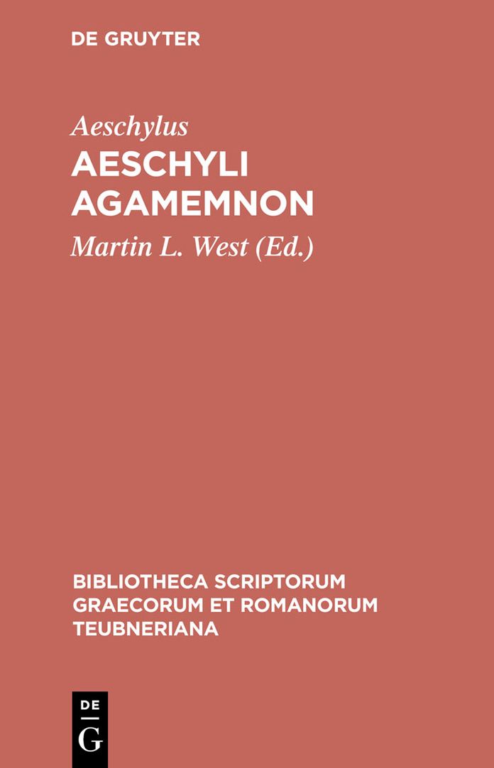 Aeschyli Agamemnon