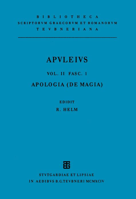 Pro se de magia liber (Apologia)