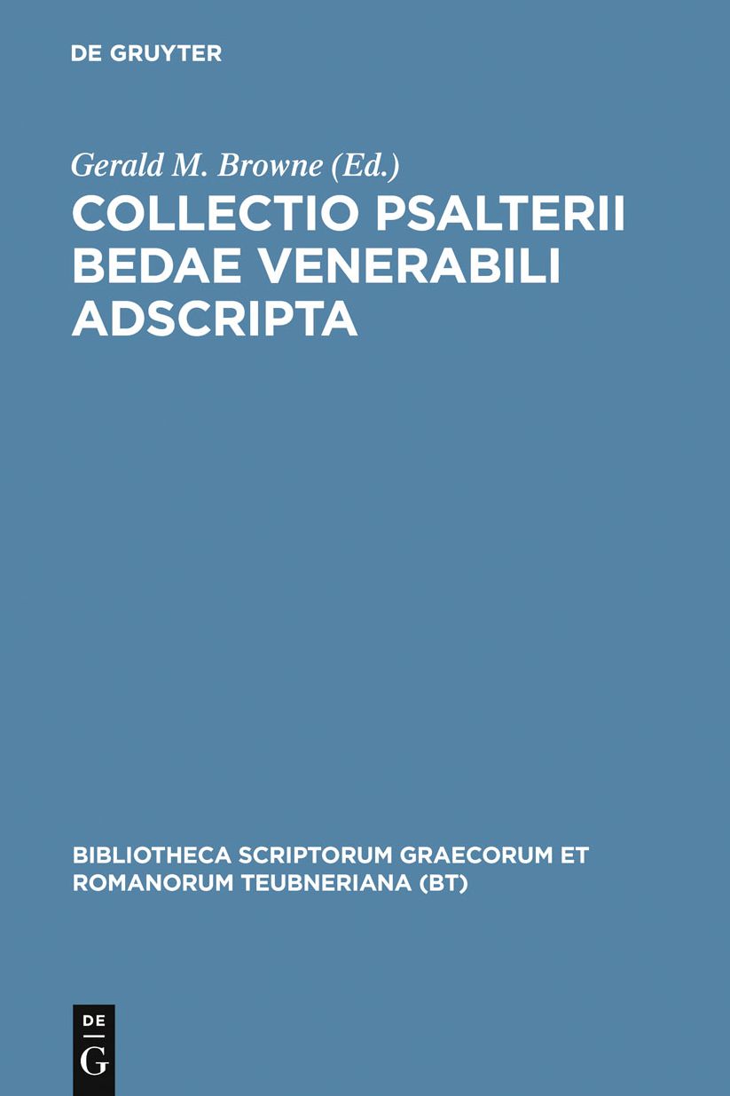 Collectio Psalterii Bedae venerabili adscripta