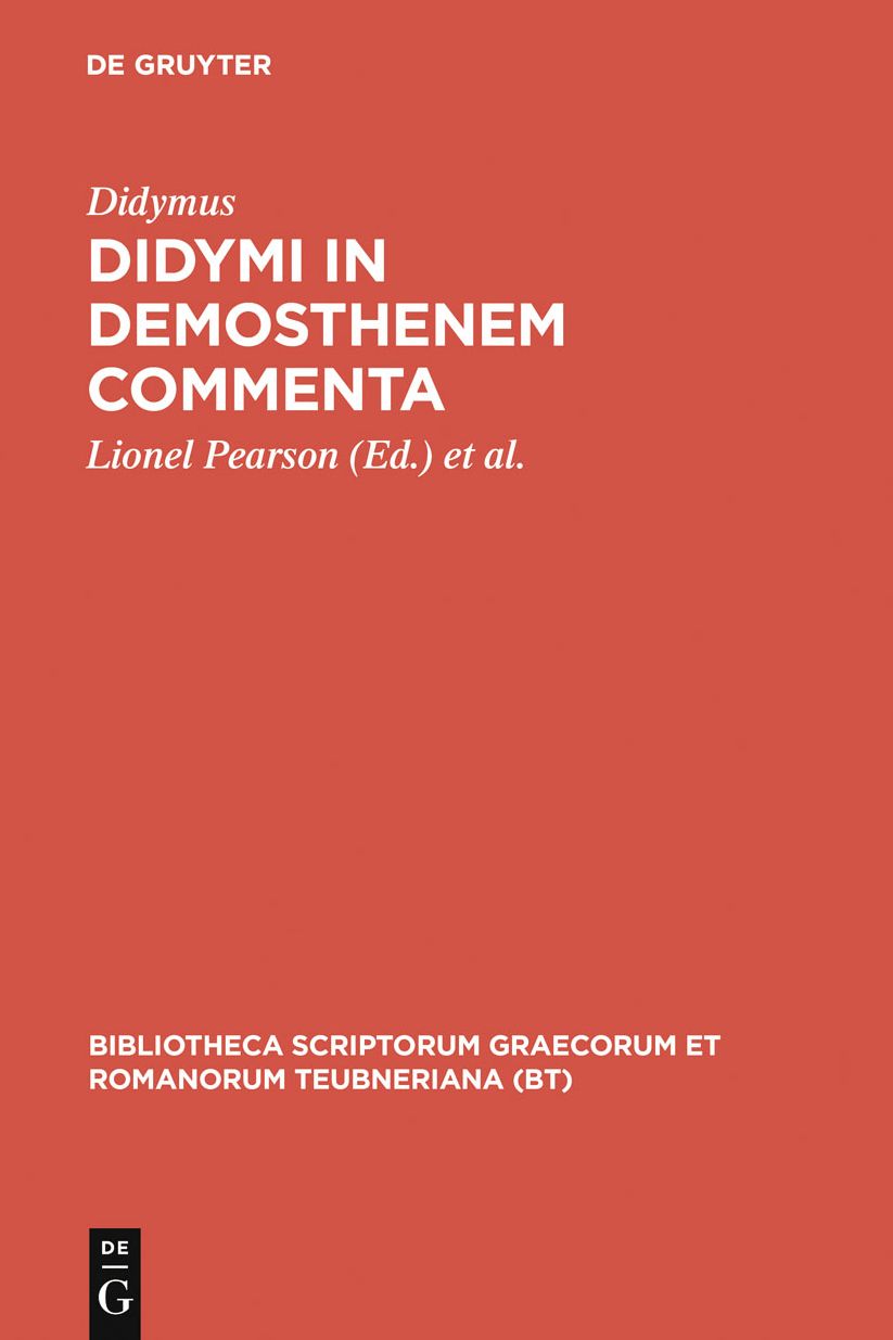 Didymi in Demosthenem commenta