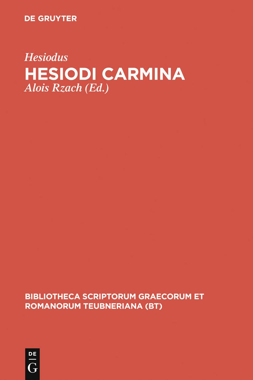 Hesiodi carmina