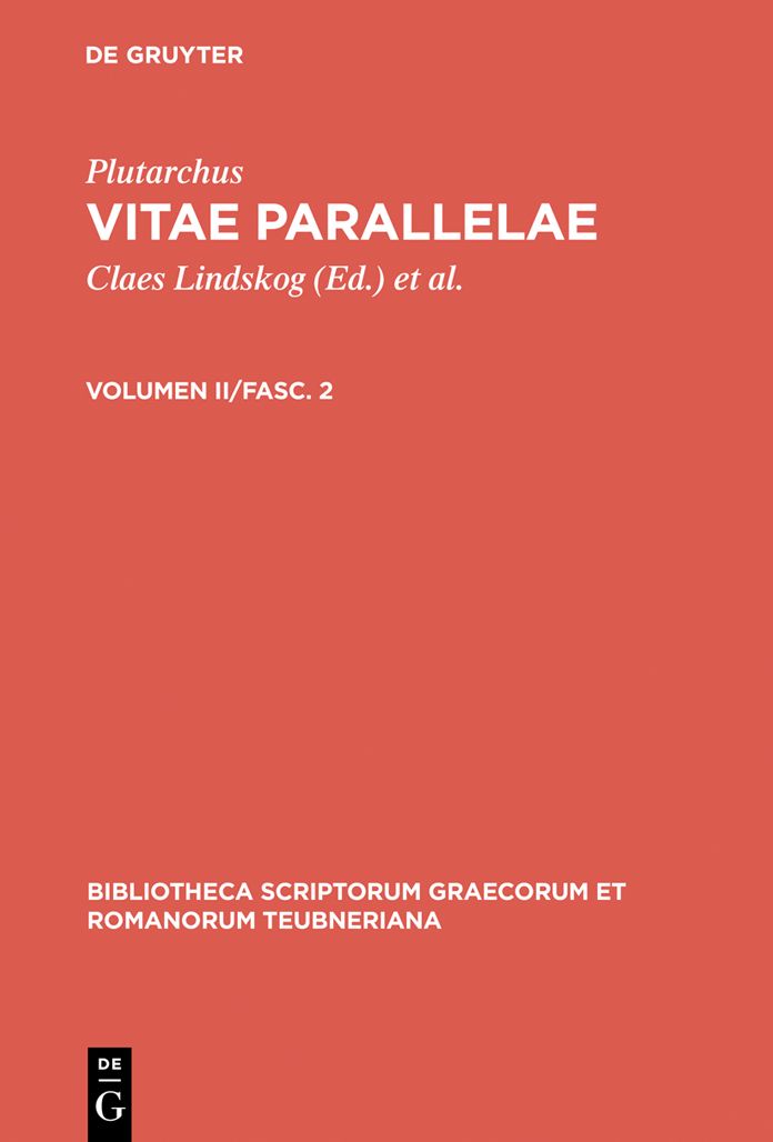 Vitae parallelae: Volumen II/Fasc. 2