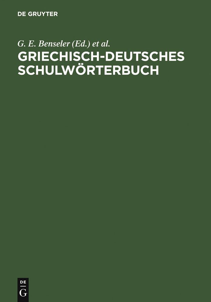 Griechisch-deutsches Schulworterbuch