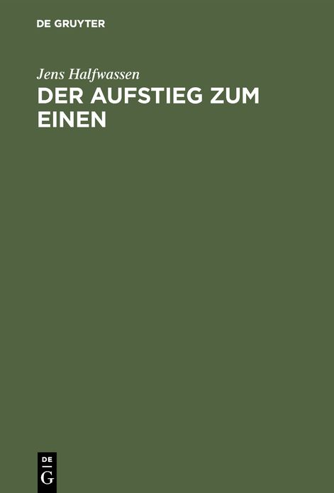 Der Aufstieg zum Einen: Untersuchungen zu Platon und Plotin
