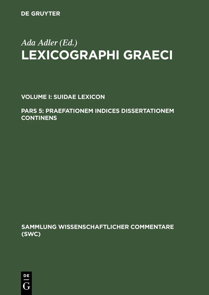 Praefationem indices dissertationem continens