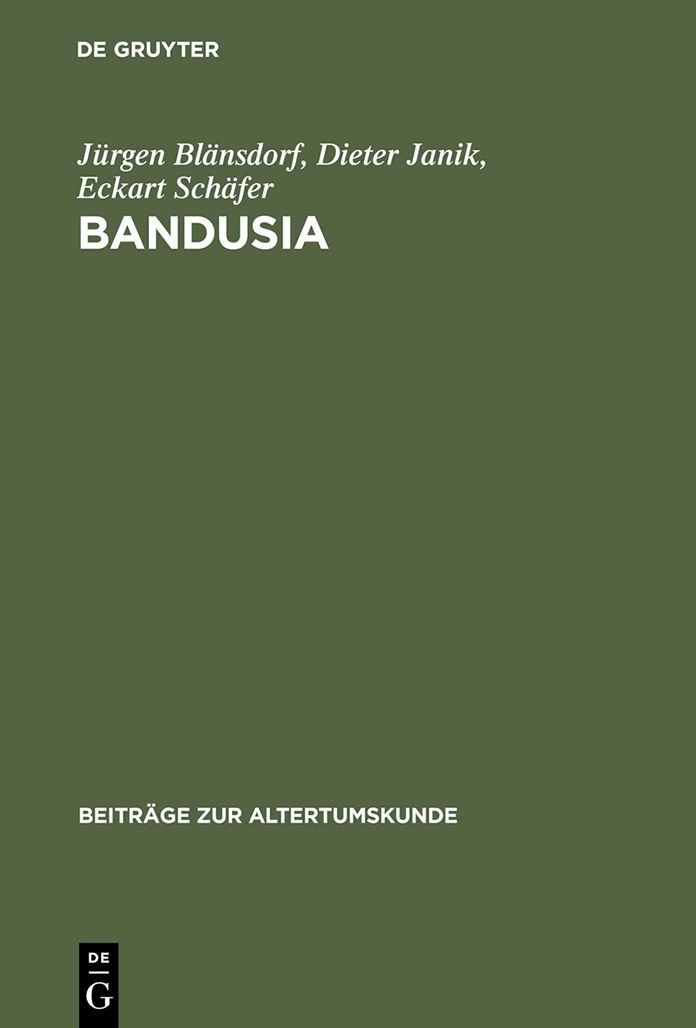 Bandusia: Quelle und Brunnen in der lateinischen, italienischen, franzosischen und deutschen Dichtung der Renaissance