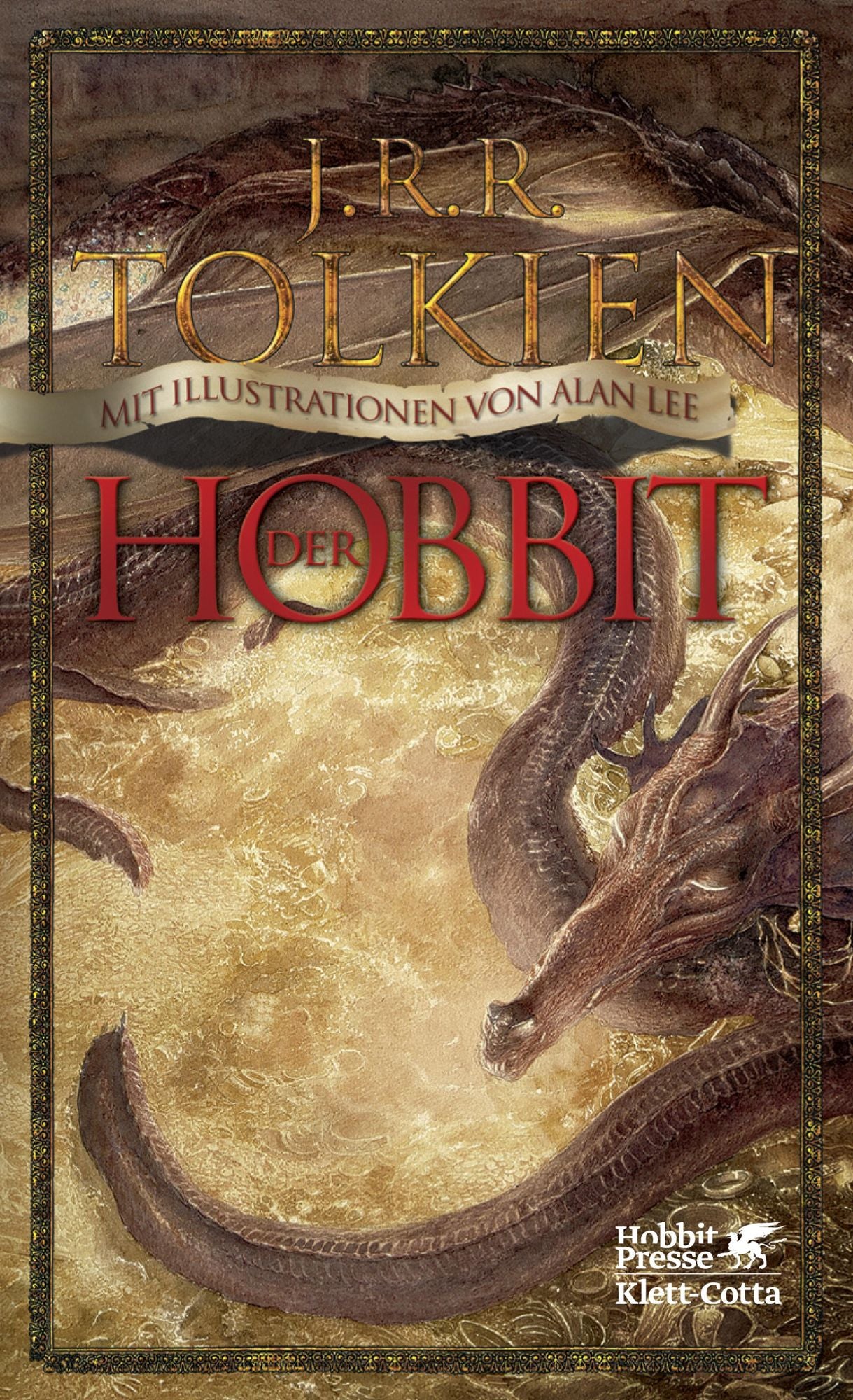 Der Hobbit: oder Hin und zurück. Mit Illustrationen von Alan Lee.