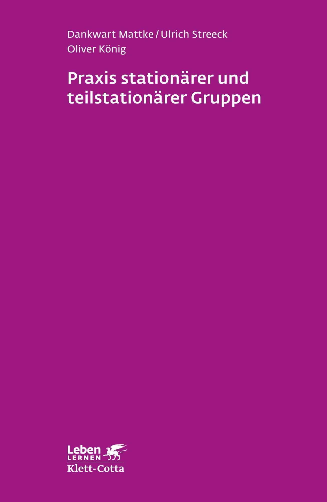 Praxis stationärer und teilstationärer Gruppenarbeit: Rahmenbedingungen - Gruppendynamik - Praxiseinblick