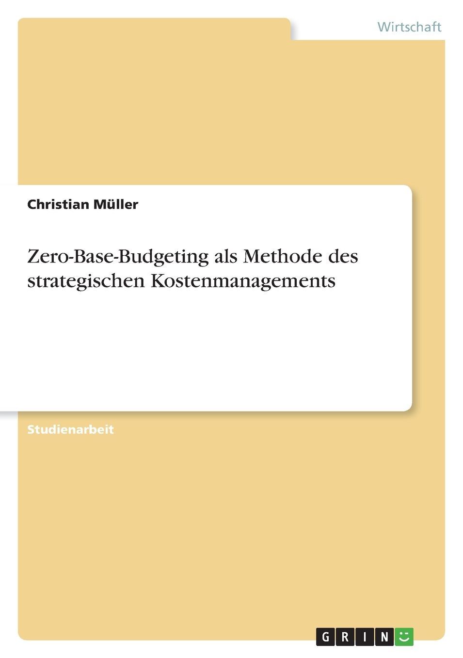 Zero-Base-Budgeting