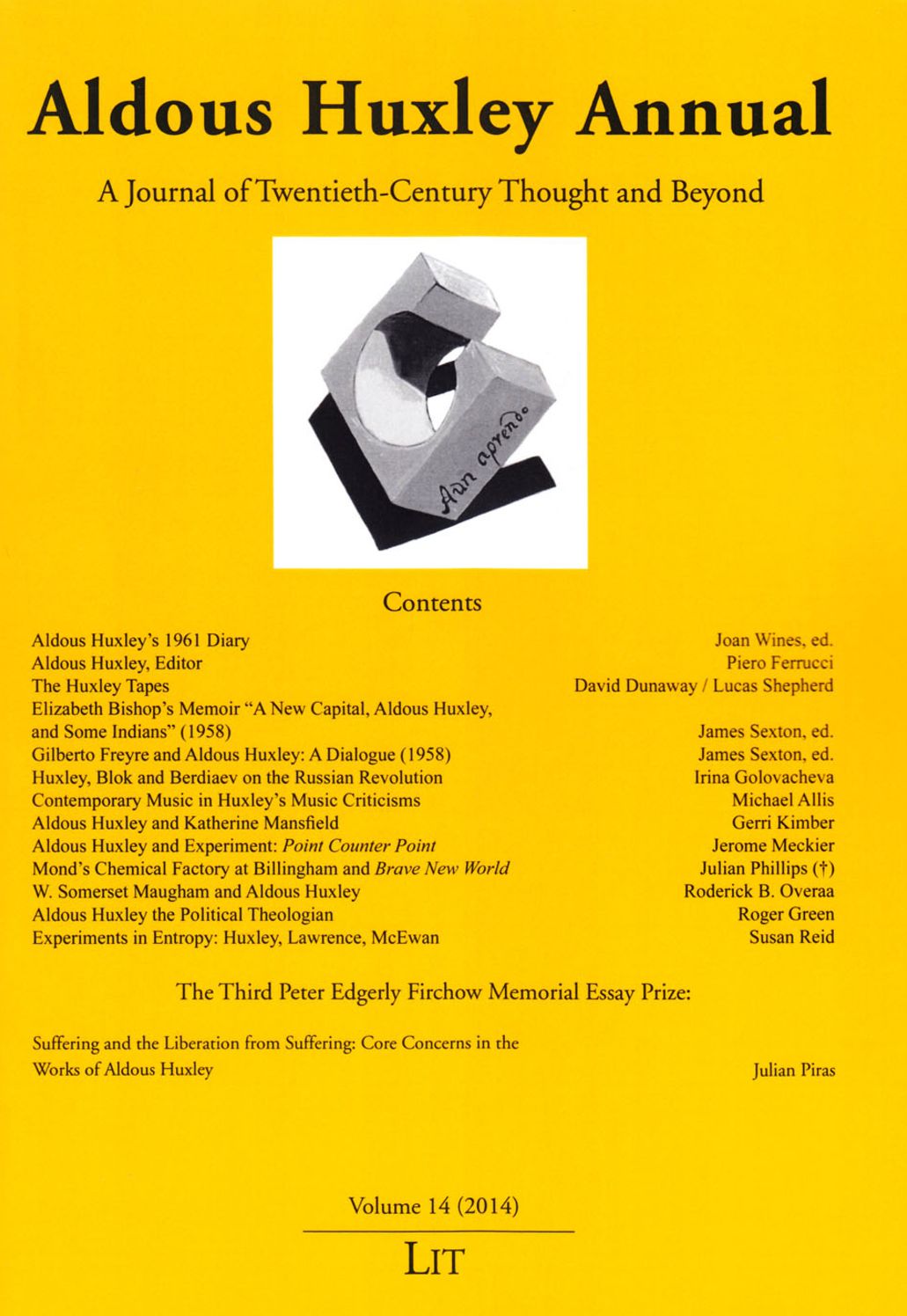 Aldous Huxley Annual: Volume 14 (2014)