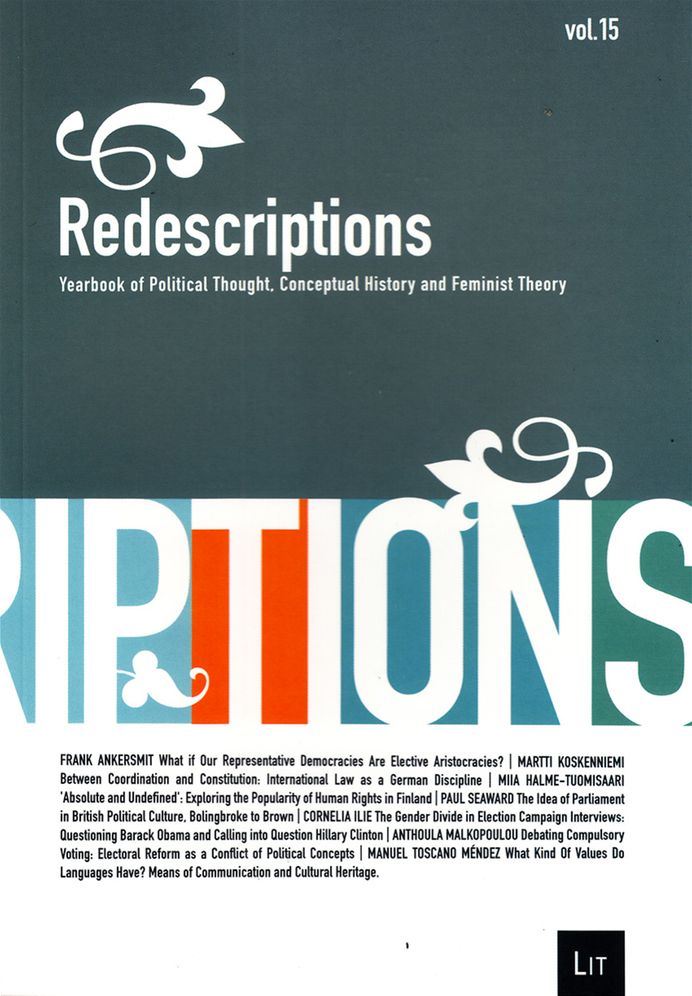 Redescriptions: Yearbook of Political Thought, Conceptual History and Feminist Theory
