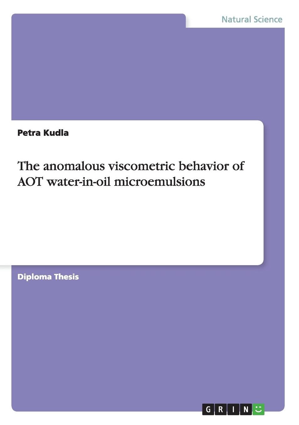 The anomalous viscometric behavior of AOT water-in-oil microemulsions