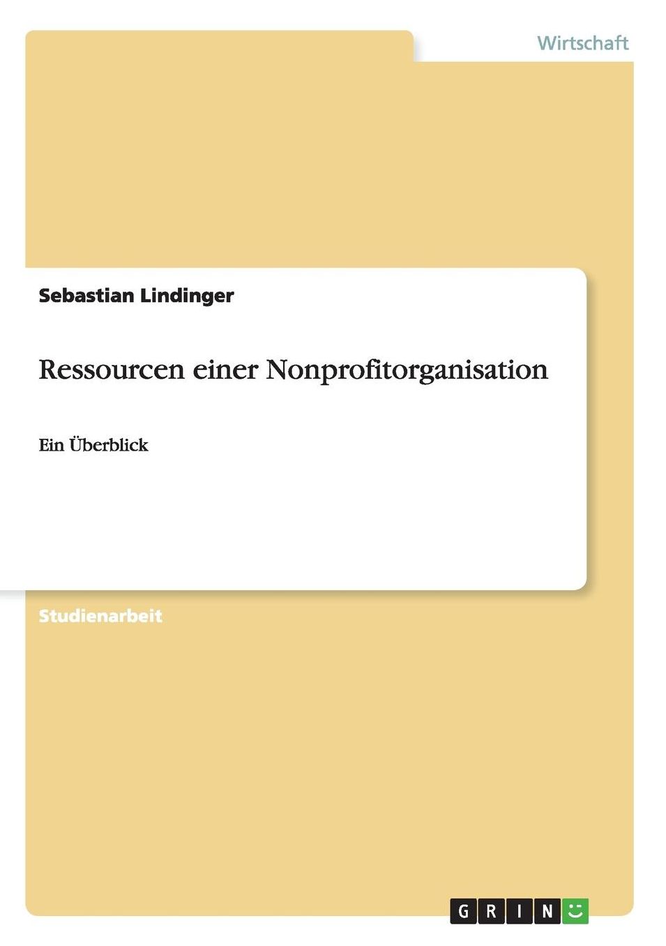 Ressourcen Einer Nonprofitorganisation