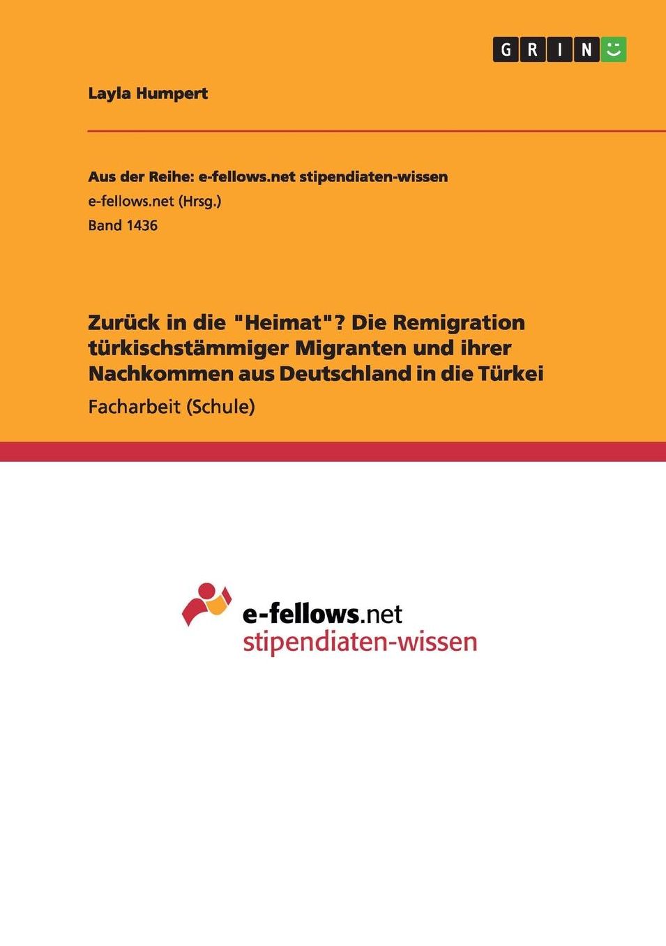 Zurück in die "Heimat"? Die Remigration türkischstämmiger Migranten und ihrer Nachkommen aus Deutschland in die Türkei