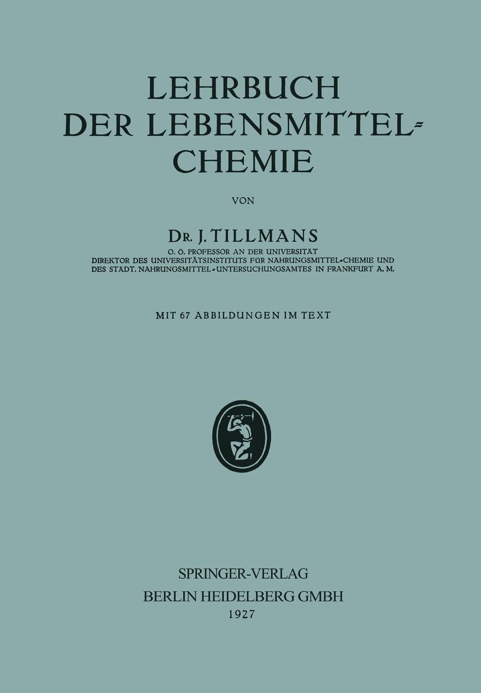 Lehrbuch der Lebensmittel-Chemie