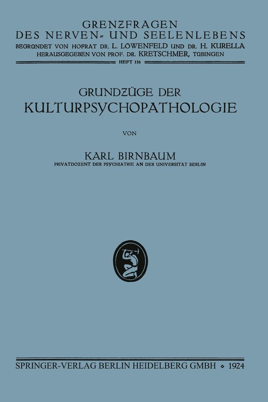 Grundzüge der Kulturpsychopathologie