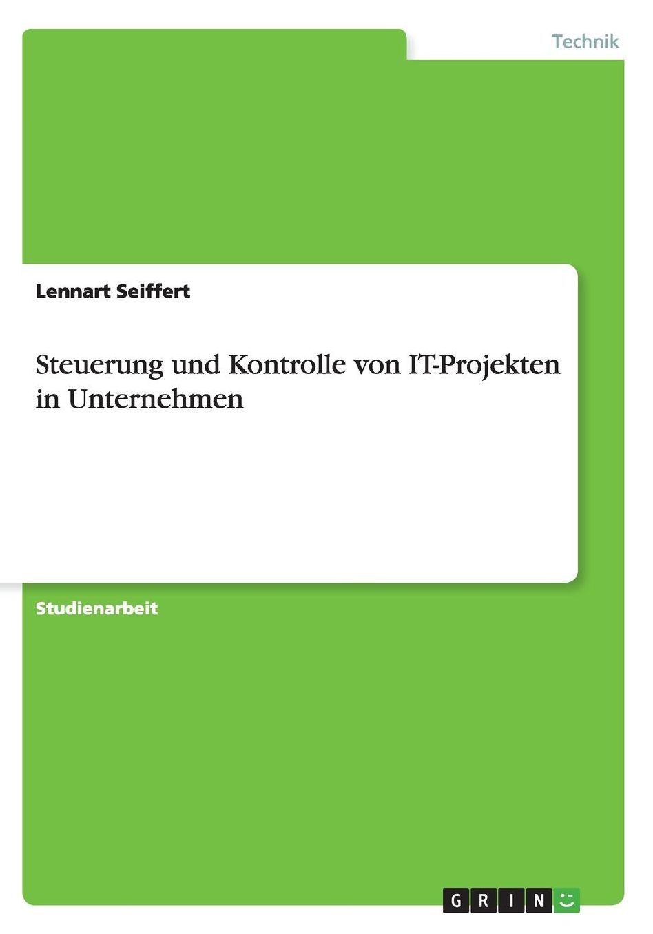 Steuerung und Kontrolle von IT-Projekten in Unternehmen