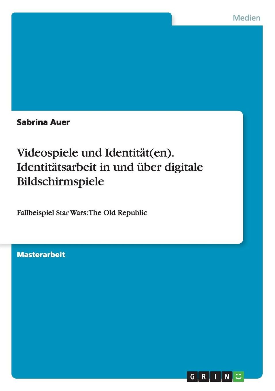 Videospiele und Identität(en). Identitätsarbeit in und über digitale Bildschirmspiele: Fallbeispiel Star Wars: The Old Republic