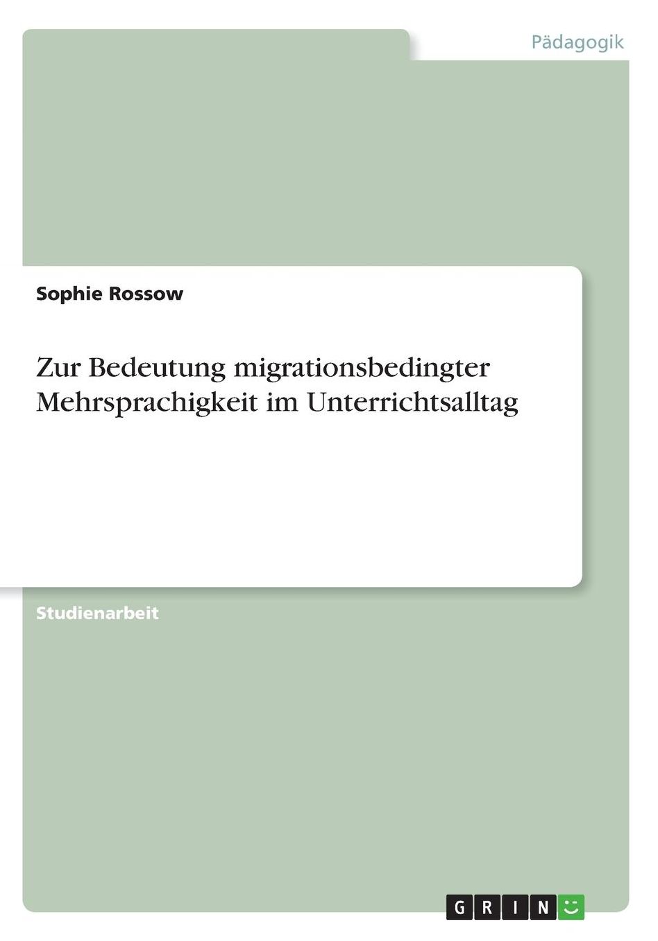 Zur Bedeutung migrationsbedingter Mehrsprachigkeit im Unterrichtsalltag