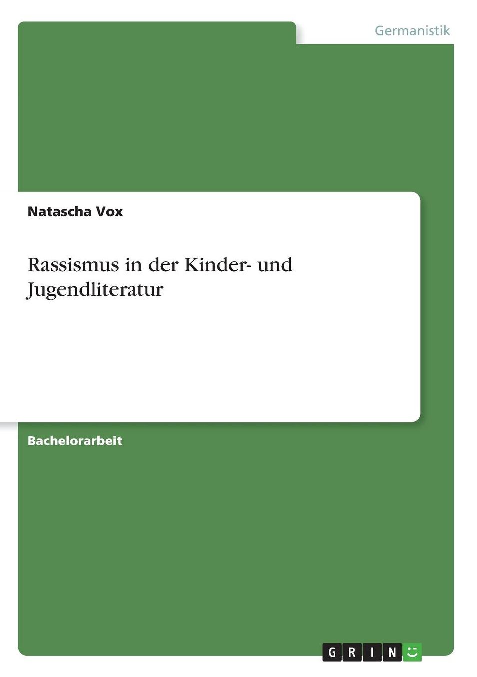 Rassismus in der Kinder- und Jugendliteratur