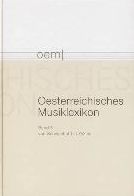 Osterreichisches Musiklexikon Band 5: Schwechat - Zyklus