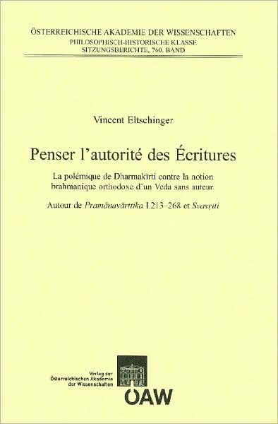 Penser l'autorité des Écritures