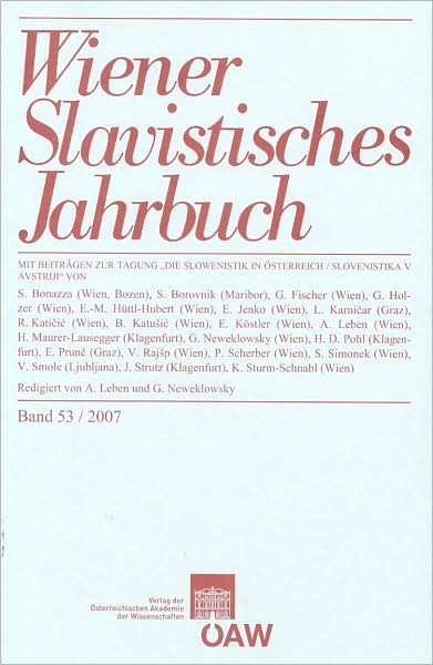 Wiener Slavistisches Jahrbuch 53/2007