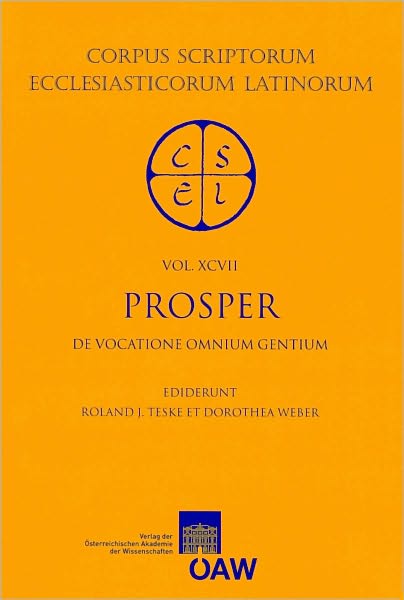 Prosper: De Vocatione Omnium Gentium
