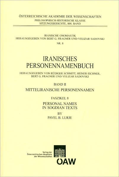 Personal Names in Sogdian Sources